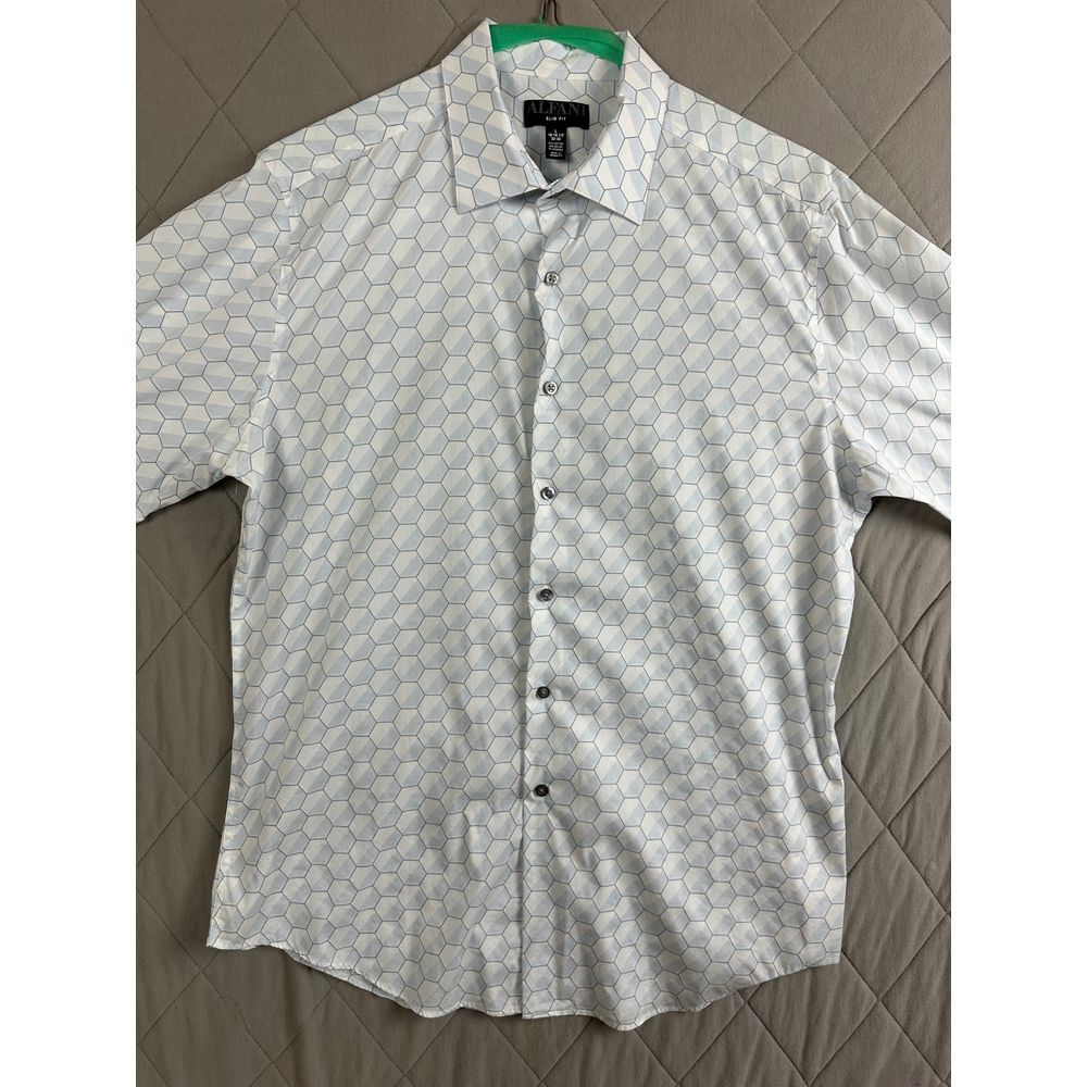 Alfani Button Up Men's‎ Large Long Sleeve